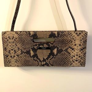 Michael Kors snakeskin clutch
